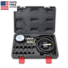 Oil Pressure Tester Kit 0-140 Psi Professional Engine Oil Pressure Gauge Diagn