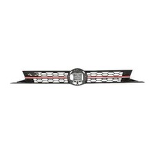 DIEDERICHS Lüftungsgitter Kühlergrill schwarz/rot für VW POLO VI 2G0853651J WYR
