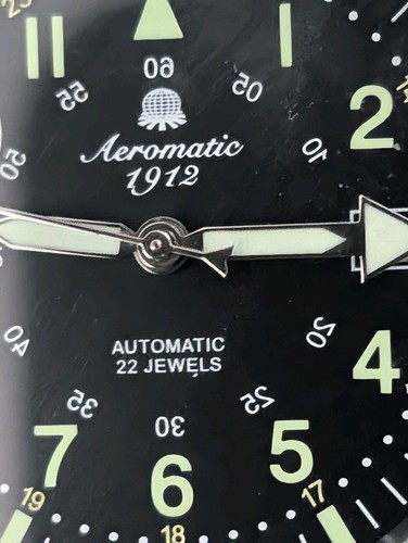 Aeromatic A1027 BlackX Automatic Aviator Watch - Picture 3 of 11