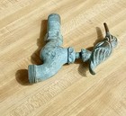 Brass Painted Patina Hummingbird Bird Outdoor Water Faucet Spigot  — photo 3