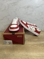 Vans Lowland CC New Varsity Red/True White Shoes VN0A7TNL6RT Sz 7.5 New