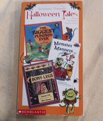 Vintage Scholastic Presents Halloween Tales VHS Tape 3 Stories Biggest Pumpkin 