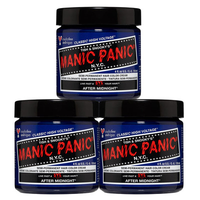 Manic Panic Classic After Midnight Semi Permanent Hair Color - Dark Blue Hair
