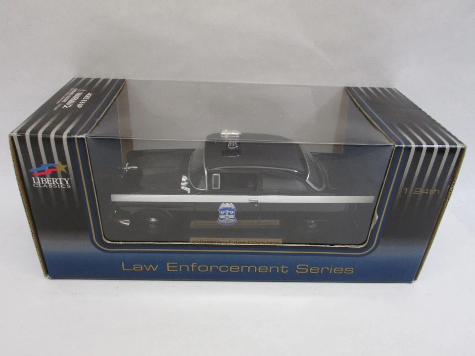 Liberty Classics 1955 Chevrolet Indianapolis Police Department 1:24 Diecast Car - Image 2 of 3
