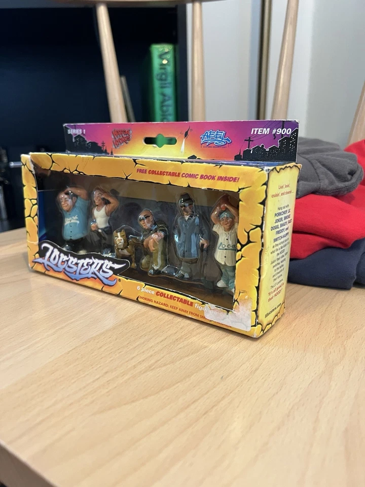 Vintage Hoppin Hydros The Lil Locsters Series 1 900 6 Figure Set HTf - Image 3 of 4