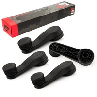 4X Kurbelgriff Manueller Fensterheber Schwarz FüR Seat Cordoba 6K 6L Ibiza