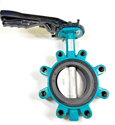 4'' 150 Lug Style Butterfly Valve, DI-Body, SS-Disc & Stem, EPDM Seat, Lever Op.