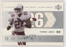 2002 Upper Deck Honor Roll Up and Coming Thomas Jones #UC-TJ km4