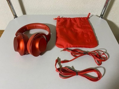 SONY MDR-100A h.ear on Wired Headphones Red | eBay