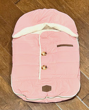 JJ Cole Bundleme Urban Infant Pink Warm Car Seat Stroller Bunting Bag J00833