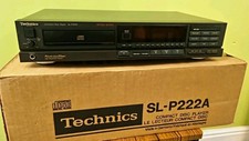 Technics SL-P222A Compact Disc Player with Original Box Vintage HiFi CD Player