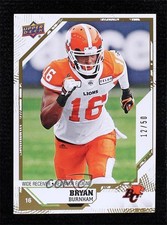 2019 Upper Deck CFL Gold 12/50 Bryan Burnham #161 s9z