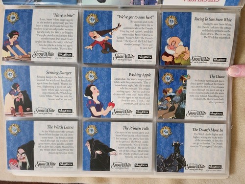 Vintage "Snow White & The Seven Dwarfs" Skybox Disney Trading Cards - Picture 14 of 24