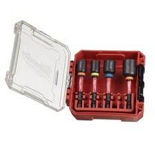 Milwaukee Shockwave Impact Duty Magnetic Nut Driver Set 4 Piece 4932492445