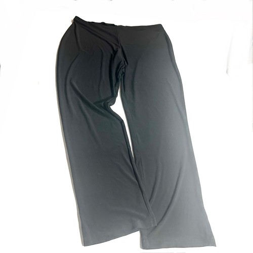 Sympli Black Pants Sz 16 XL Inseam 34 Pull On Comfort Stretch Straight Leg - Picture 4 of 7