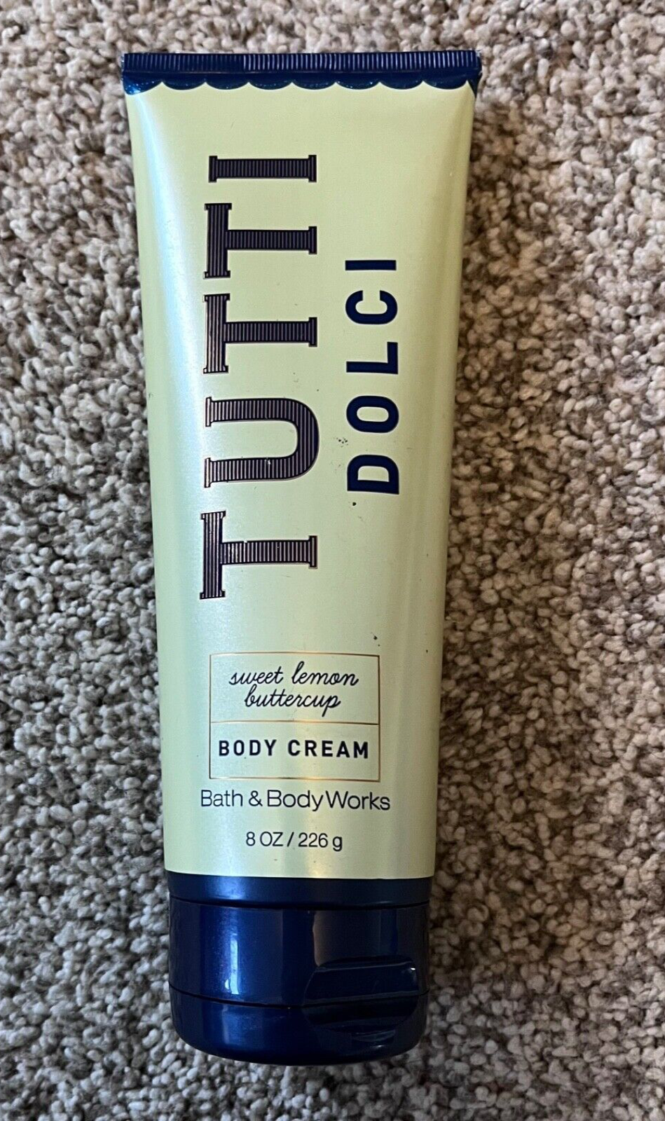Tutti Dolci Sweet Lemon Buttercup Body Cream Bath & Body Works 8 Oz Lotion
