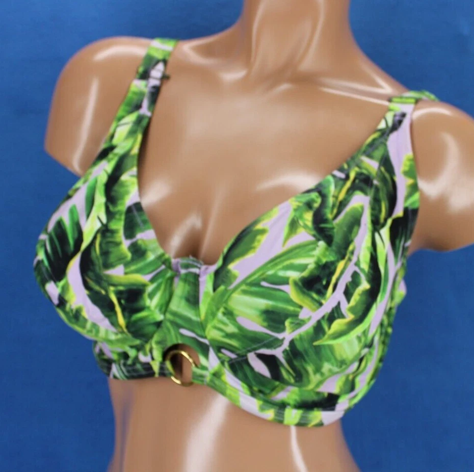 Freya 6840 Jungle Oasis Underwire Unlined Bikini Top Size 32L