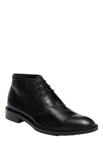 New! Gordon Rush Austin Lace Up Chukka Boots Leather Black  display picture 3