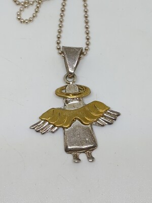 アクセサリー Vintage Mexican silver necklace charm 925 Sterling Silver Vintage Mexico Heart Pendant - Etsy