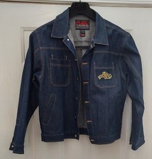 FUBU BOYS DENIM BASIC TRUCKER DENIM JACKET SIZE 16-18 L