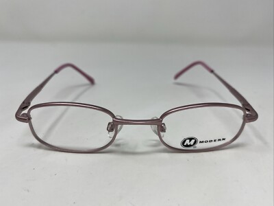 Modern CHEERFUL PINK 40-18-120 Metal Full Rim Eyeglasses Frame +A84
