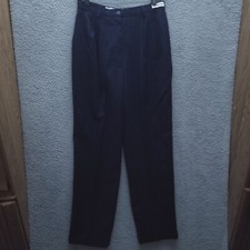 JH Collectibles 12 UWT Dress Wool Dark-Blue Straight Pants 29.5" 29.75" 15"