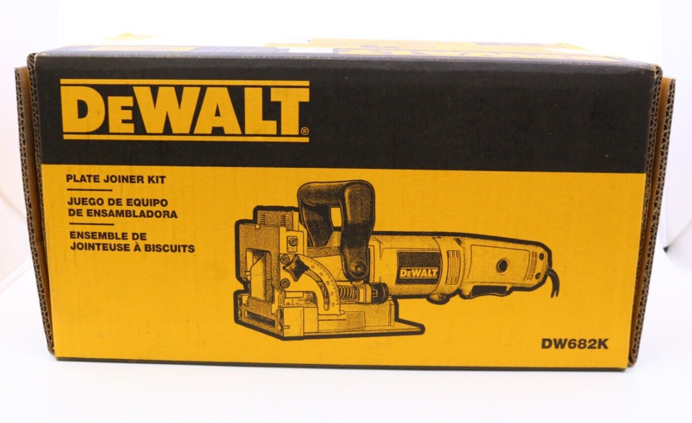 NEW DeWalt DW682K 6.5Amp, 120V Heavy Duty Plate Joiner Kit 28873068200