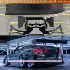 GT Style Carbon Fiber Rear Trunk Spoiler Wing For Nissan GTR GTT R34 R33 GTS R32