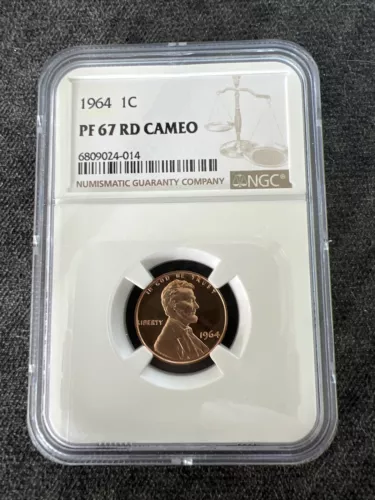 1964 Lincoln Memorial Cent Proof PF67 RED Cameo NGC