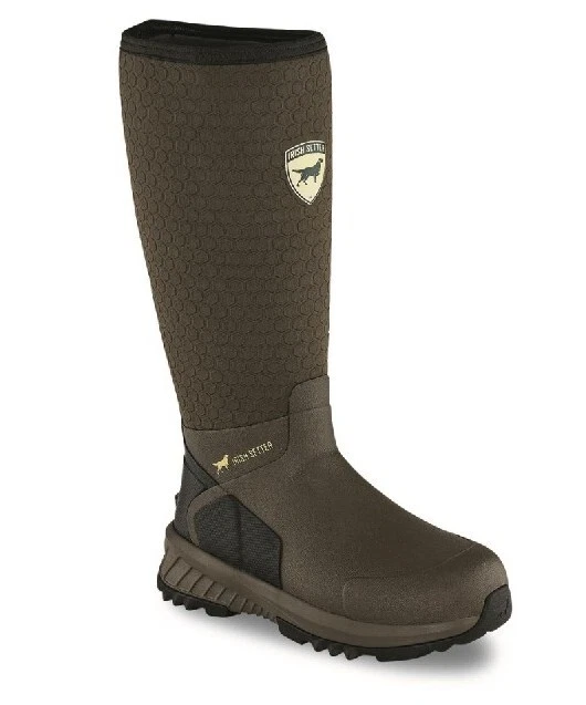 Irish Setter MudTrek 17" Waterproof Full Fit Rubber Hunting (Men's 14) Brown - Image 3 of 4