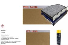 14x SCT Innenraumfilter Klimareiniger für VW Passat 362 1.4 TSI 1.8 3C2 1.6