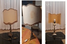 COPPIA DI ABAT JOUR IN OTTONE ANTICHE 