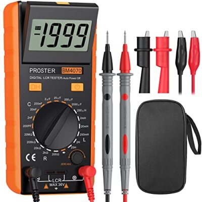 Proster LCR Meter - Capacitance Resistance Inductance Digital  Assorted Colors 