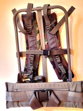 USGI LC2 ALICE Pack Frame W/BDU Straps - Kidney Pad - Sternum Strap Complete Set