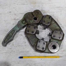 Toledo 1-1/2" - 2" Pipe 1-5/8" - 2" Bolt Threading Die Head Tool 999A