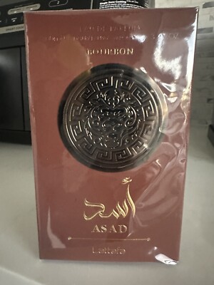 Asad Bourbon by Lattafa Unisex EDP Perfume Spray 3.4 OZ/100 ML New Hot Release