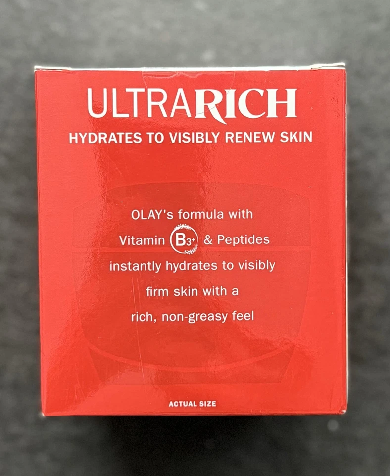 🧴 Crema hidratante ultra rica Olay Regenerist 1,7 oz ✨ Crema hidratante - NUEVA Y SELLADA Foto 3 de 4