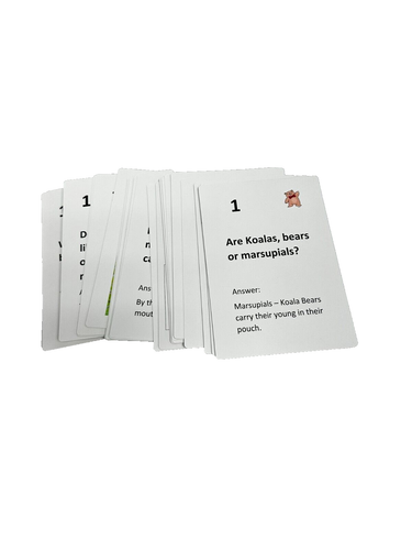 Bear Trivia Adventures of Leo and Mac SNAP! Learning Game Flash Cards Ages - Picture 3 of 3