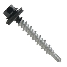250pcs, #11 PG 1-1/2" or 2" Metal Siding/Roofing Screws, w/Metal & EPDM washer