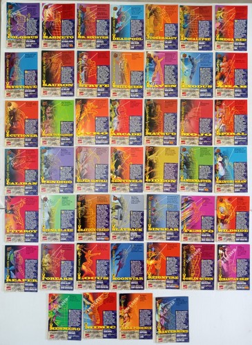 Fleer Ultra X-Men 1994 Super Villains Set de 46: #54-135 no consecutivo - Imagen 2 de 2