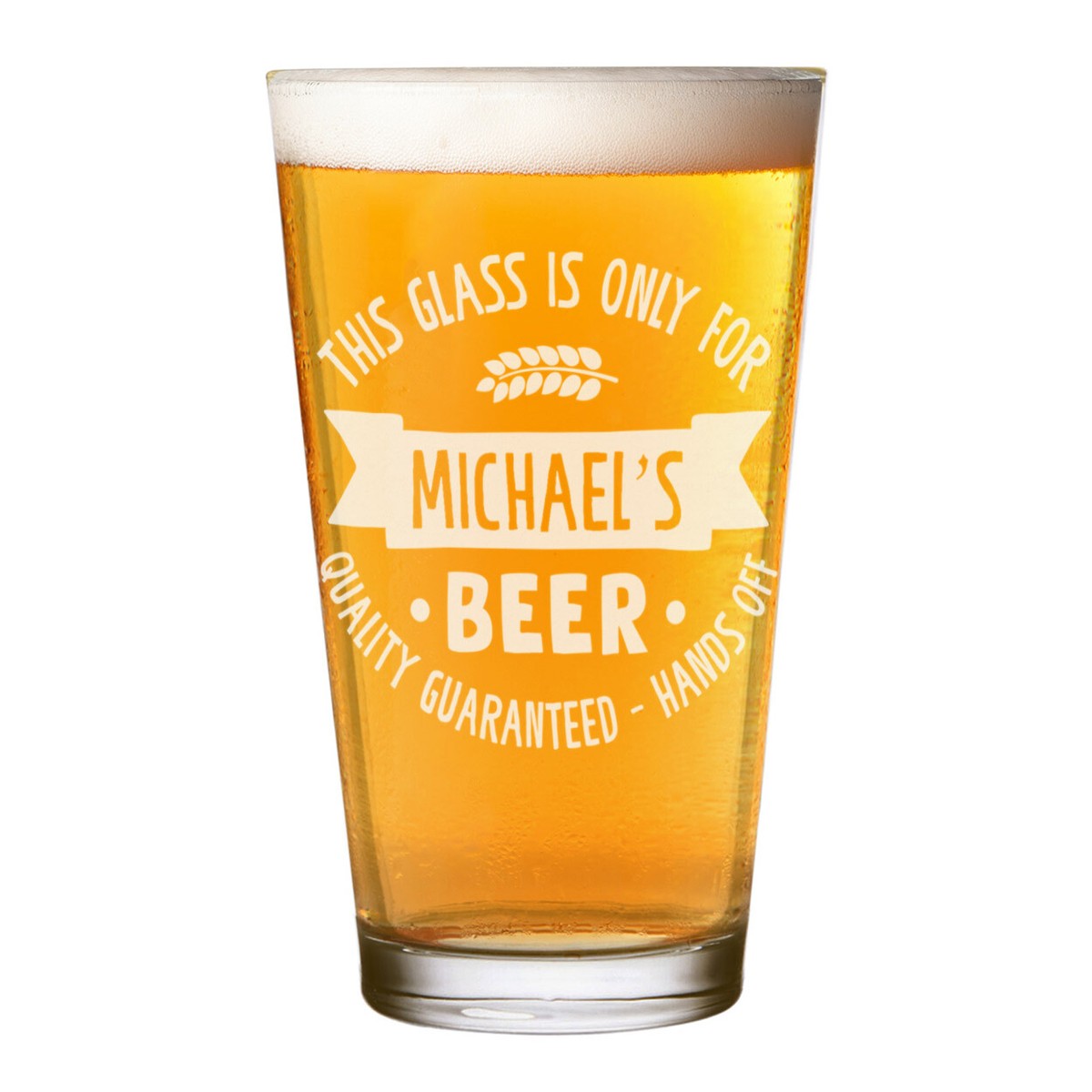 Bicchiere da Birra Personalizzata Compleanno con Cofanetto - Eagle