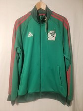 Adidas Equipo México ADN TT Fútbol Fútbol Fútbol Pista Chaqueta HF1440 Hombre’s Talla M