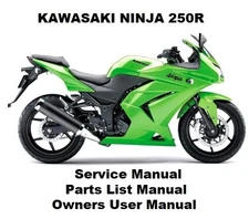 KAWASAKI NINJA 250 Workshop Service Repair Parts Owners Manual PDF files EX250