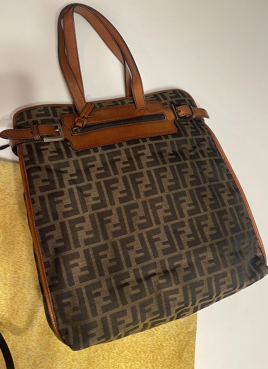 Brown Fendi Zucca Tote