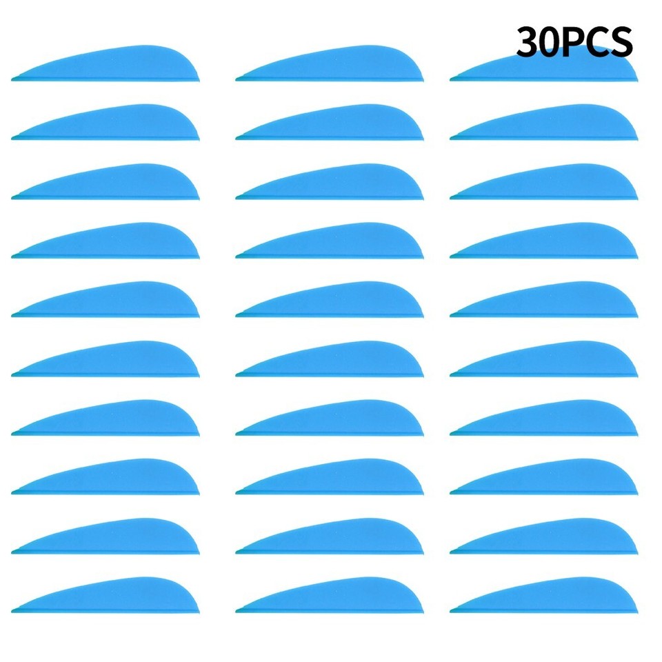 High Quality 2 Inch Frosted Feather Accessories for Bow Arrows 30 Count