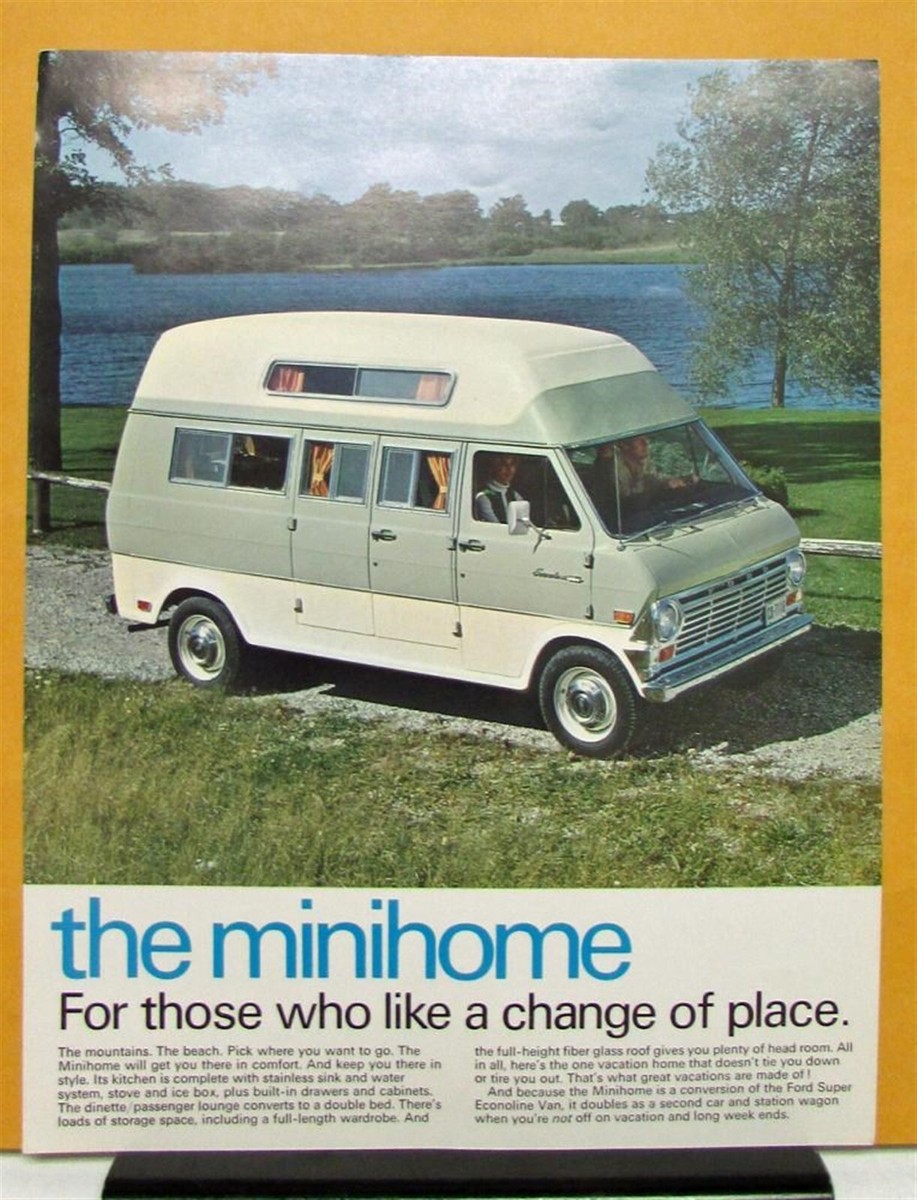 1969 1970 Ford Econoline Van Minihome Motor Homes Inc Data Sales