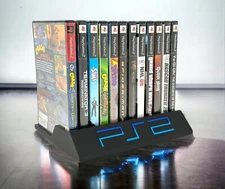 12 Game PS2 Game Case Holder - Playstation 2 Game Storage Tray Display