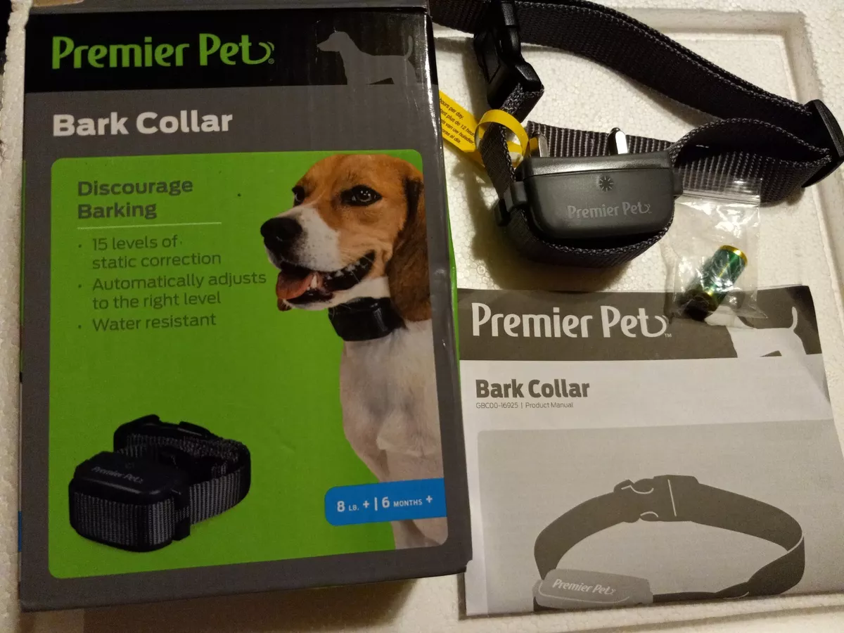 Premier Pet Bark Collar open box adjustable to 28 in. 15 levels static  correct | eBay