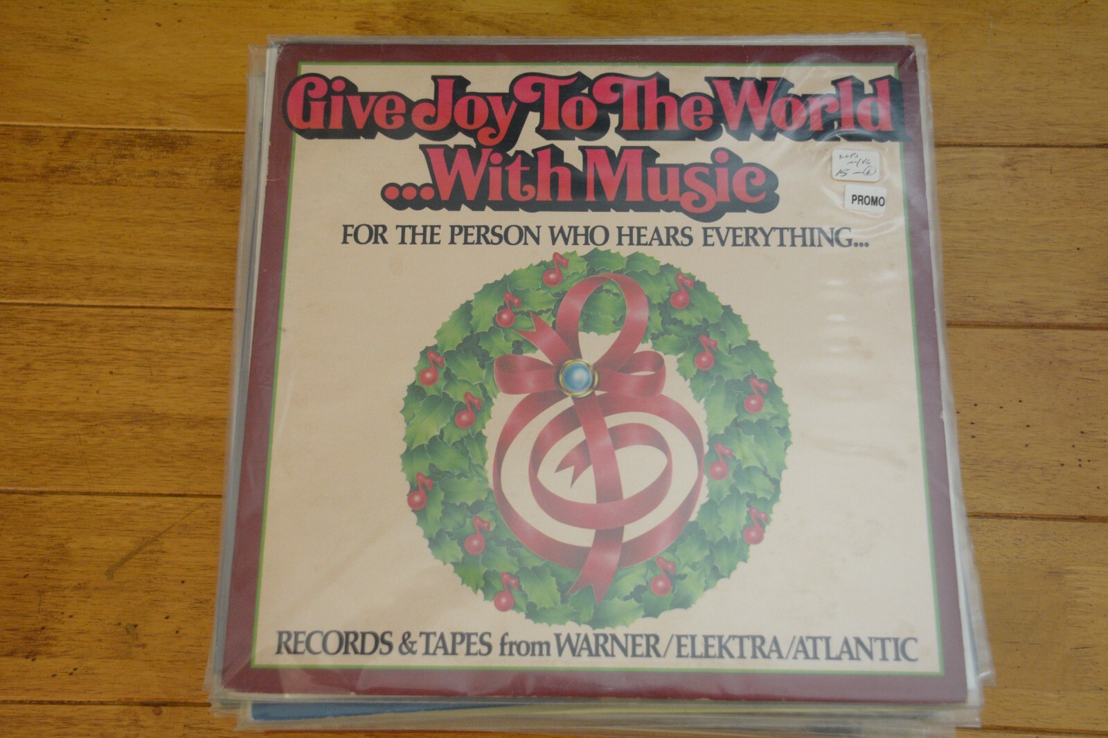 VARIOUS "GIVE JOY TO THE WORLD" CHRISTMAS LP 12" RECORD WLP PROMO IN STORE [79]