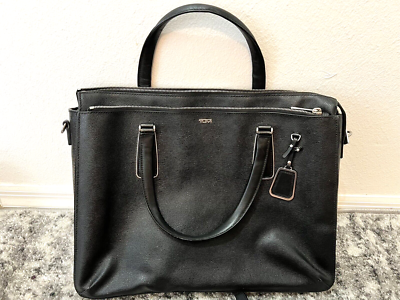 Tumi Leather Stanton Nia Commuter Laptop Business Bag | eBay